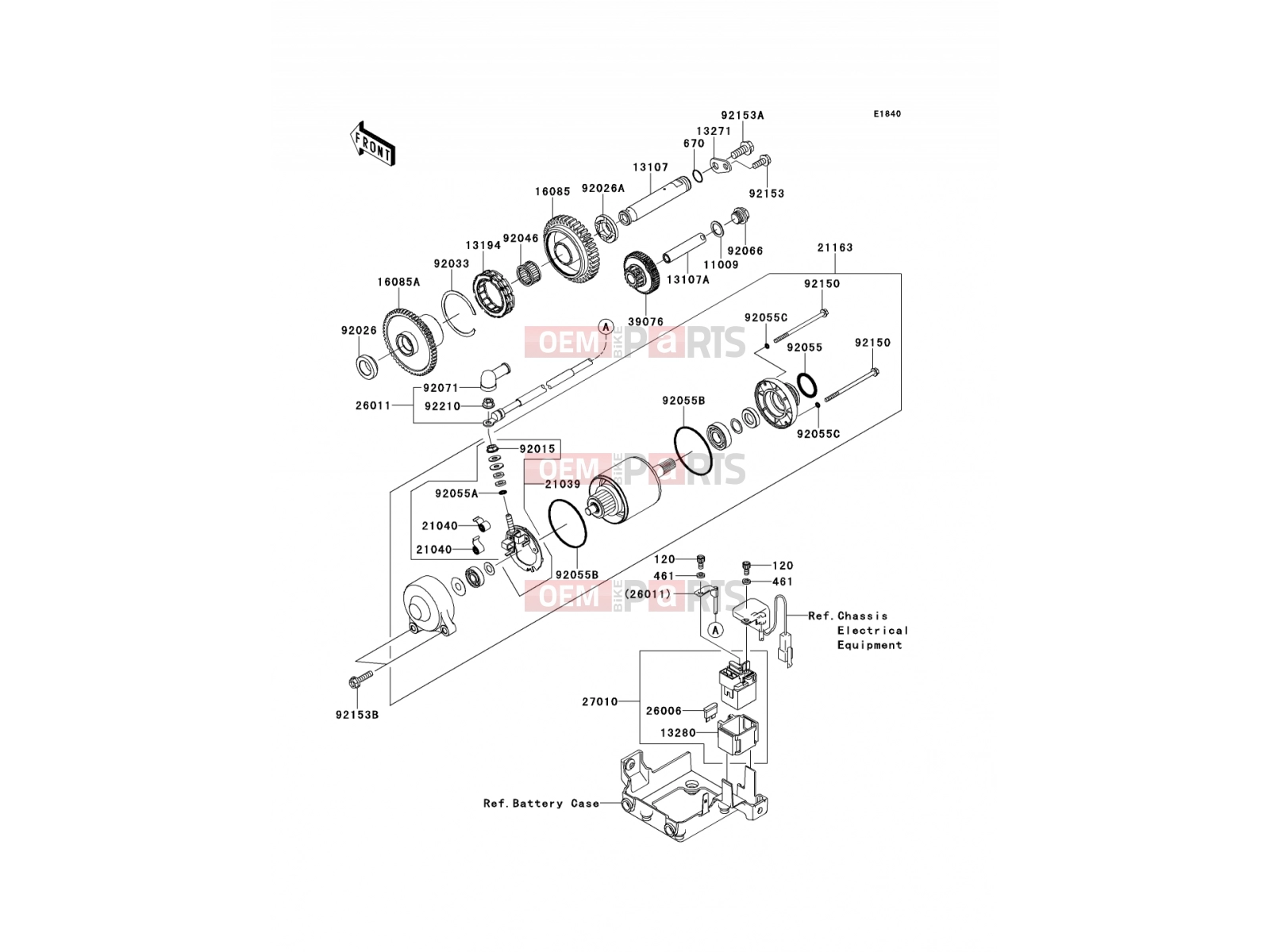 KAWASAKI 2009 Starter Motor