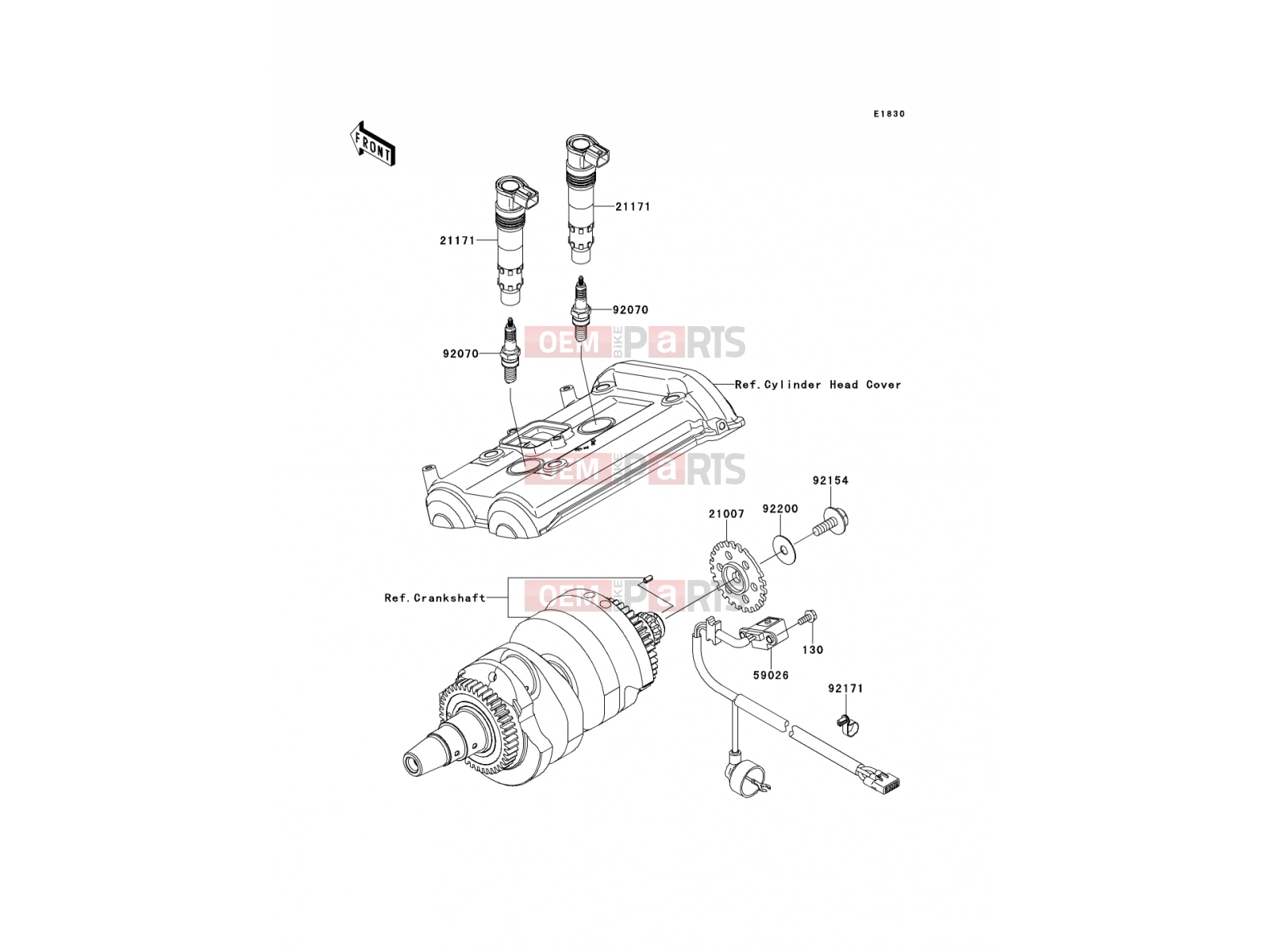 Ignition System - Kawasaki VERSYS (KLE650CDF) 2013