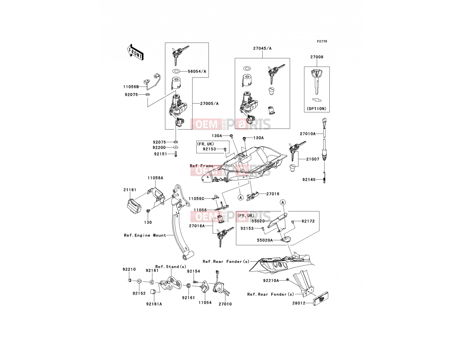 KAWASAKI 2013 Ignition Switch