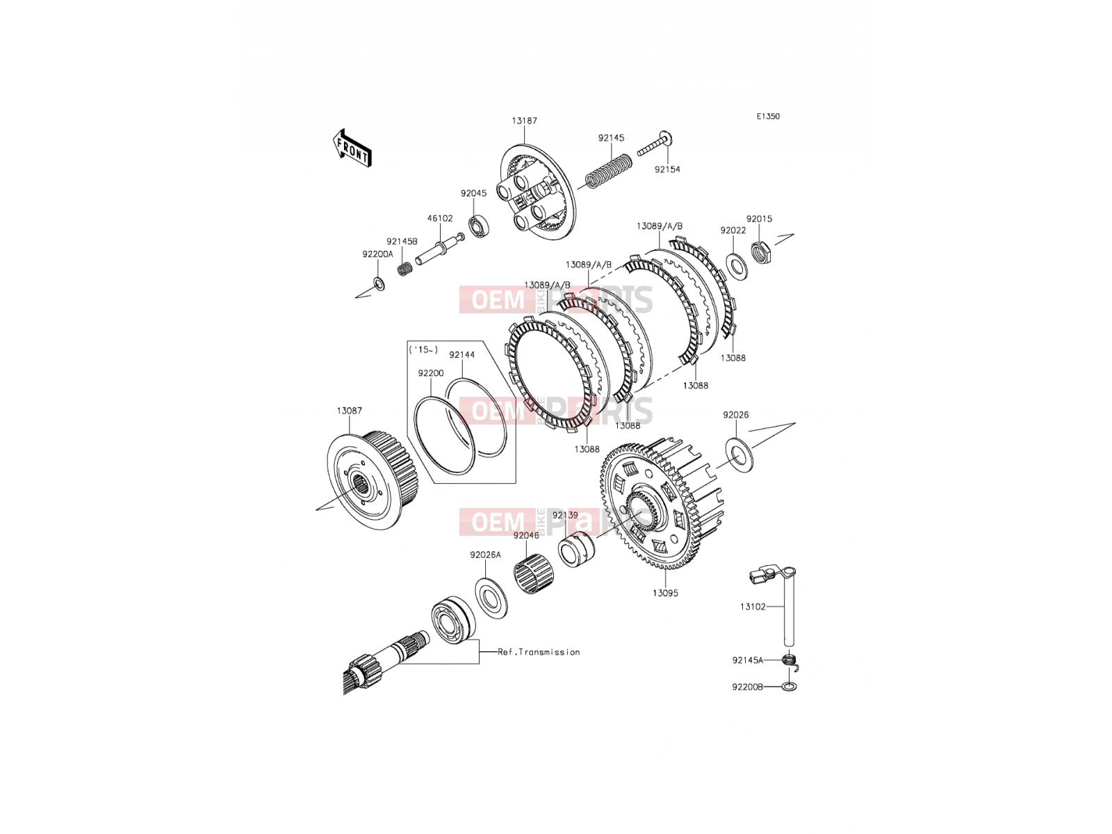 KAWASAKI 2013 Clutch