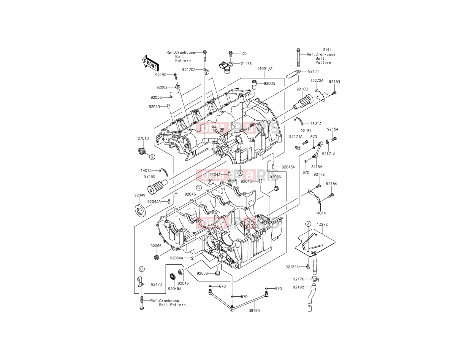 KAWASAKI 2013 Crankcase