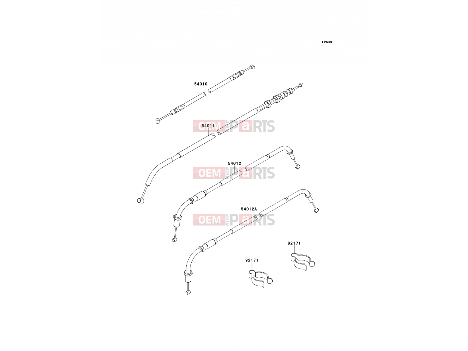 KAWASAKI 2014 Cables