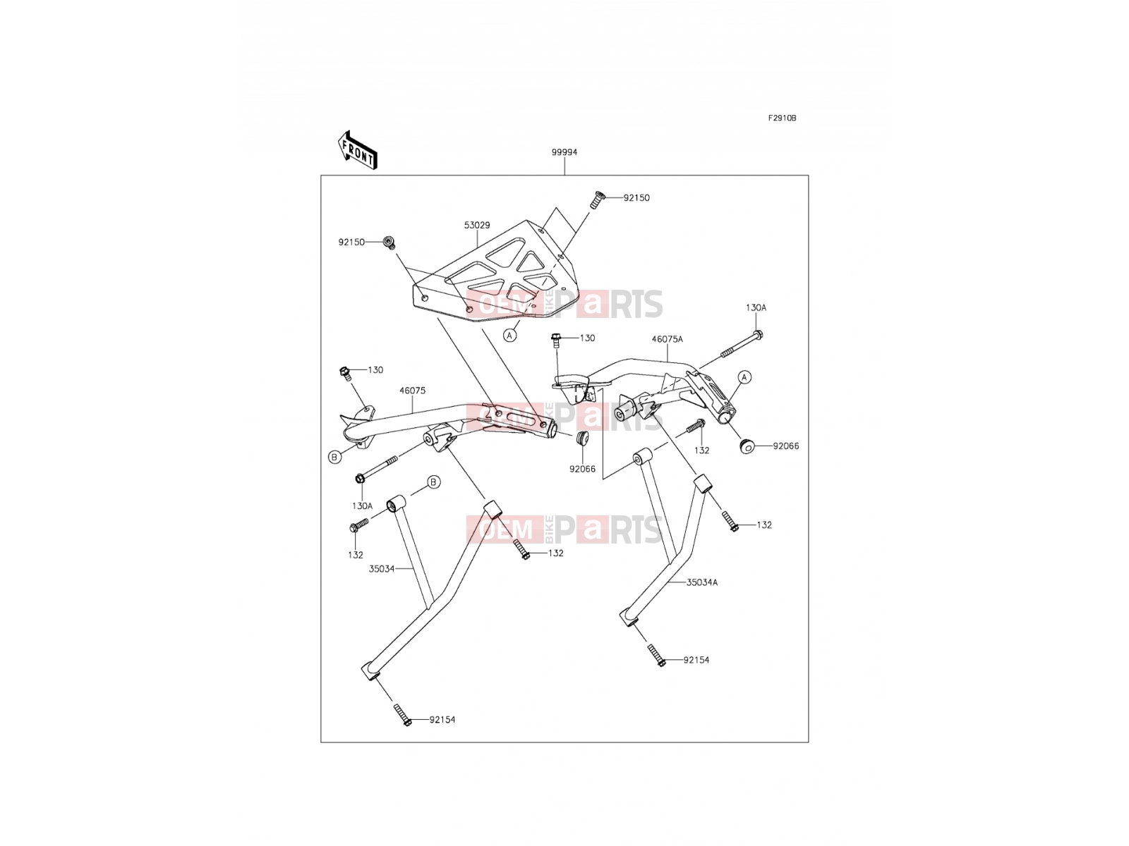 KAWASAKI 2016 Accessory(Top Case Bracket)