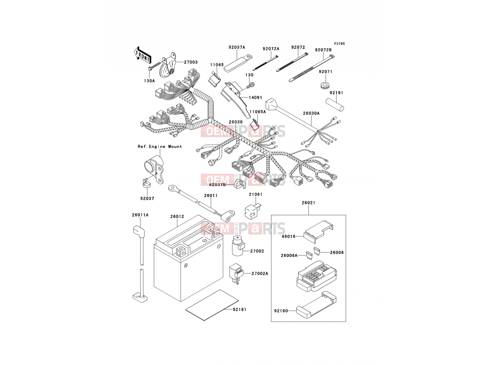 KAWASAKI 2001 Chassis Electrical Equipment