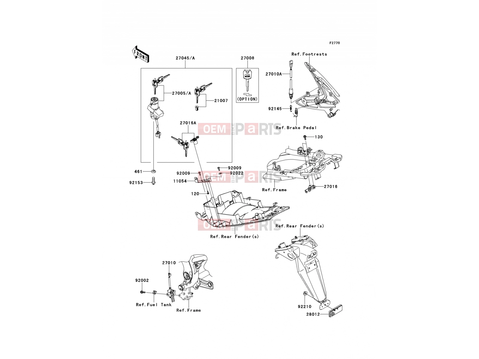 KAWASAKI 2007 Ignition Switch