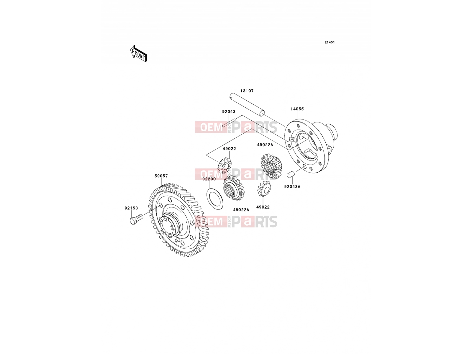 KAWASAKI 2015 Differential