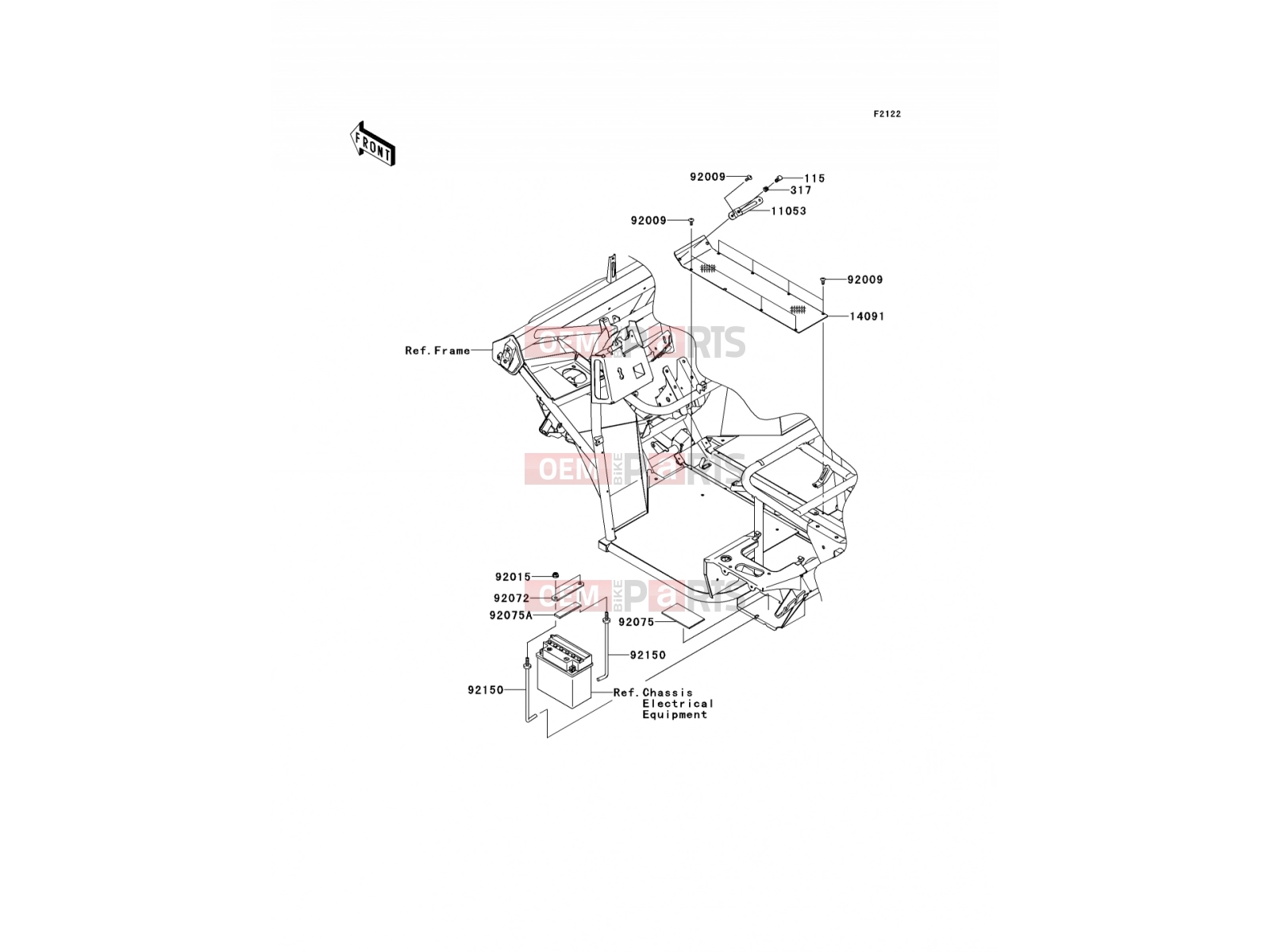 KAWASAKI 2015 Engine Mount
