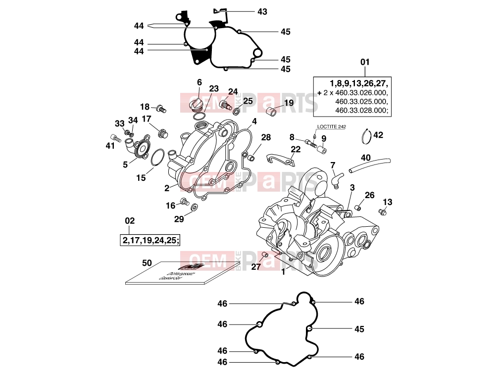 KTM 60 SX (600105) [EU] 2000 ENGINE CASE|Engine|30