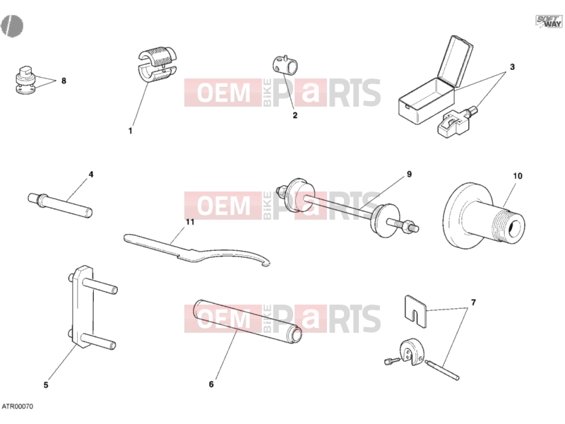 DUCATI 2006 Monster S4R WORKSHOP SERVICE TOOLS, FRAME » FRAME