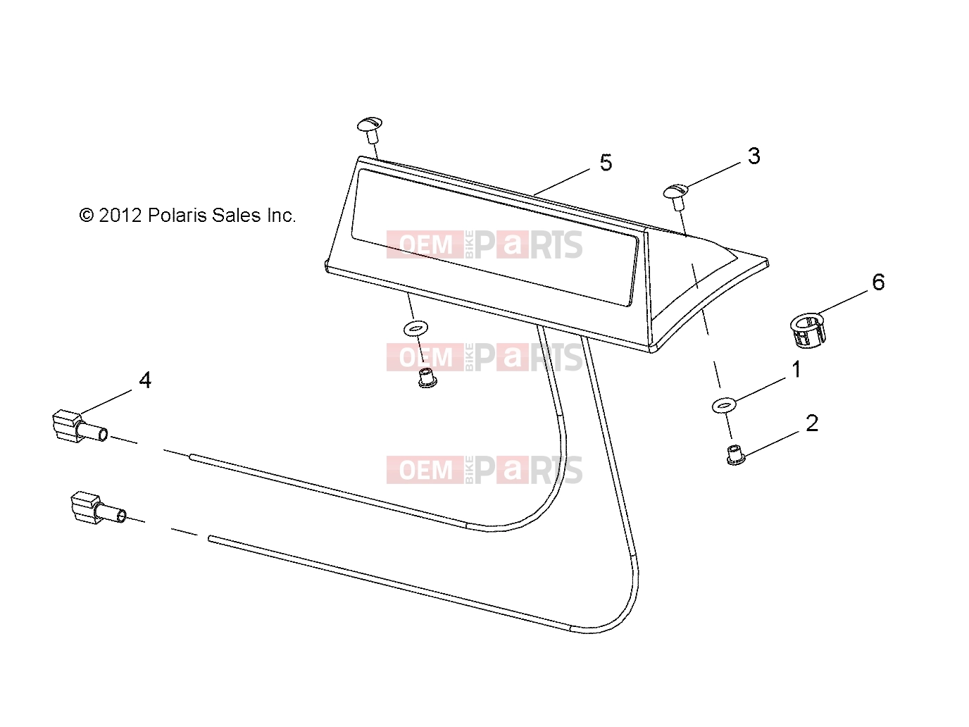 ELECTRICAL » ELECTRICAL, CHIMSEL LAMP - (49GEMELECTRICAL11CHIMSEL) - Polaris GEM - e2/e4/e6/eS/eL/eLXD 2011
