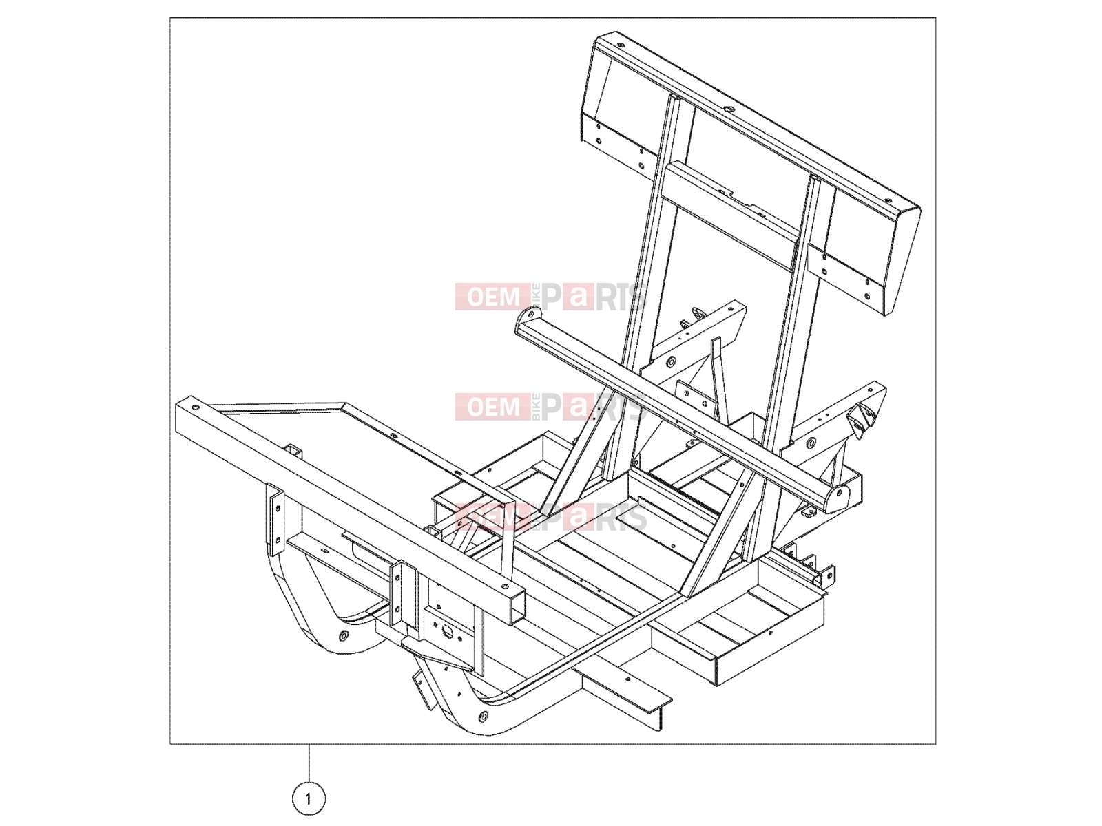 Polaris 2010 LEV GEM - E2/E4/E6/ES/EL/ELXD FRAME - e2/eS (49GEMFRAME11E2ES) | FRAME - e2/eS (49GEMFRAME11E2ES)