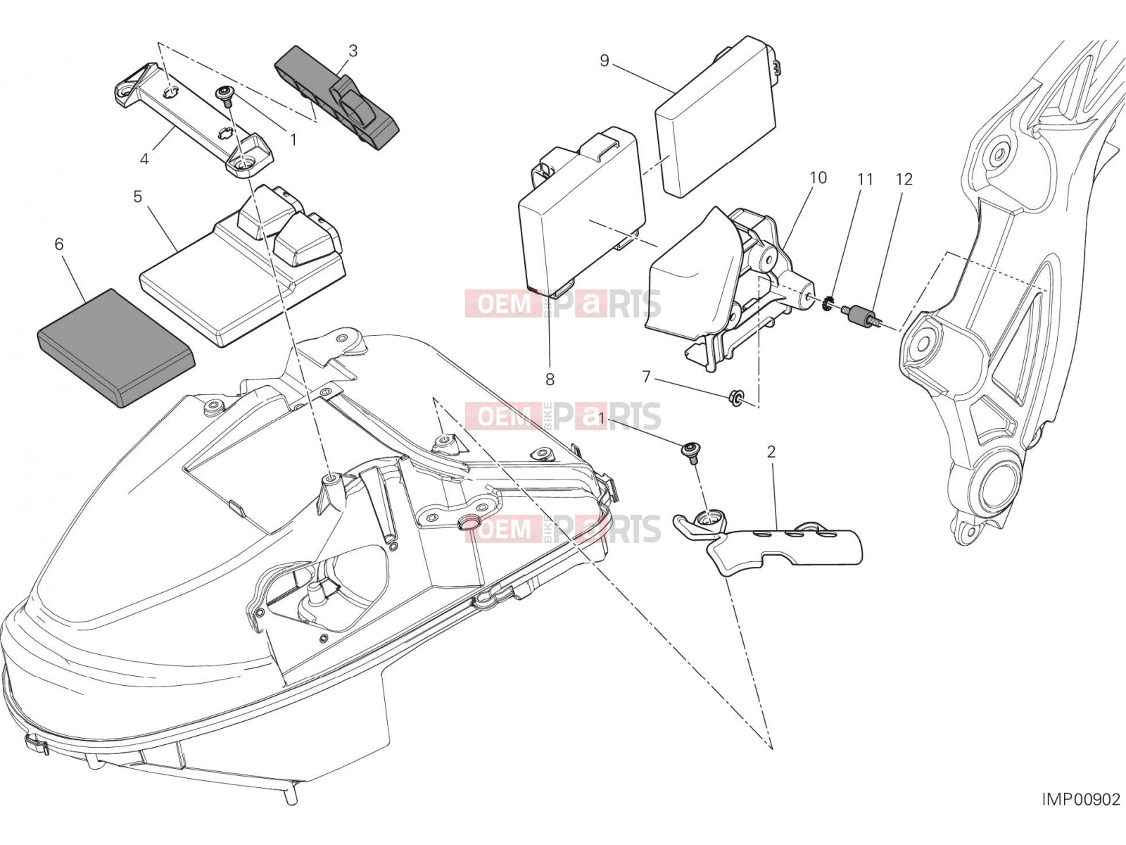 DUCATI 2018 Diavel ENGINE CONTROL UNIT [MOD:DVL]