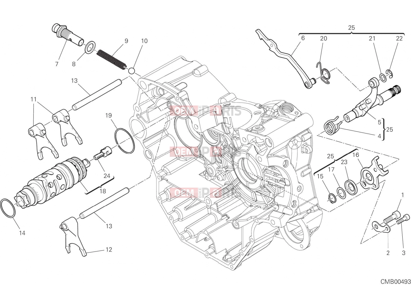 DUCATI 2018 Monster 821 SHIFT CAM - FORK [MOD:M 821]
