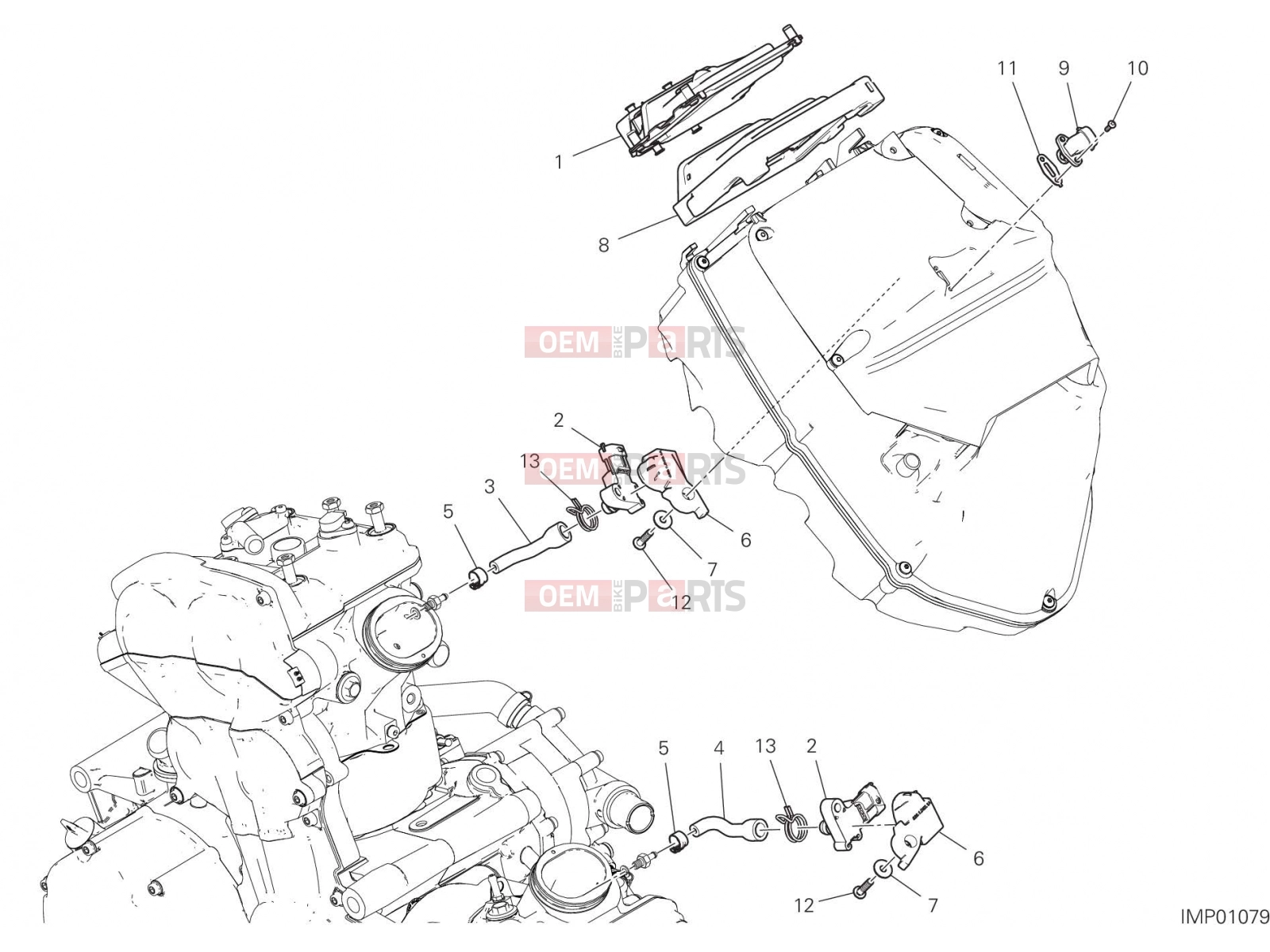 DUCATI 2019 Multistrada 1260 Pikes Peak ENGINE CONTROL UNIT [MOD:MS1260PP]