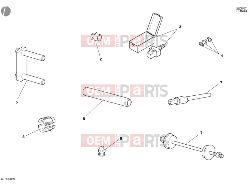 DUCATI 2005 Sporttouring ST3 WORKSHOP SERVICE TOOLS, FRAME » FRAME