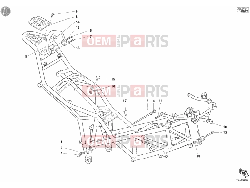 DUCATI 2004 Multistrada 1000 FRAME » FRAME