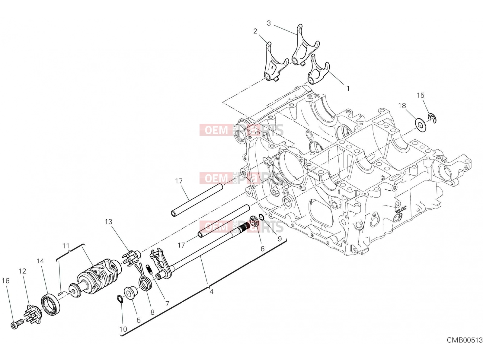 DUCATI 2021 Multistrada V4 SHIFT CAM - FORK [MOD:MSV4]