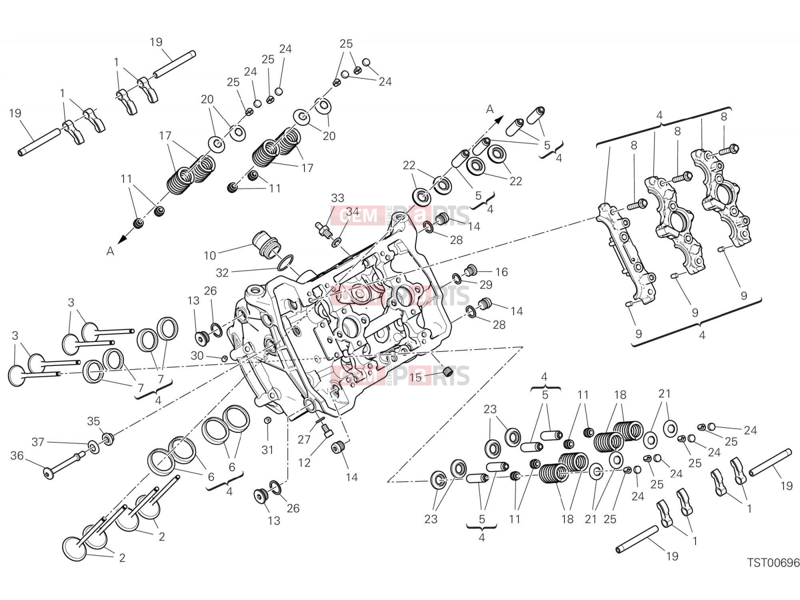 DUCATI 2021 Multistrada V4 FRONT HEAD [MOD:MSV4]