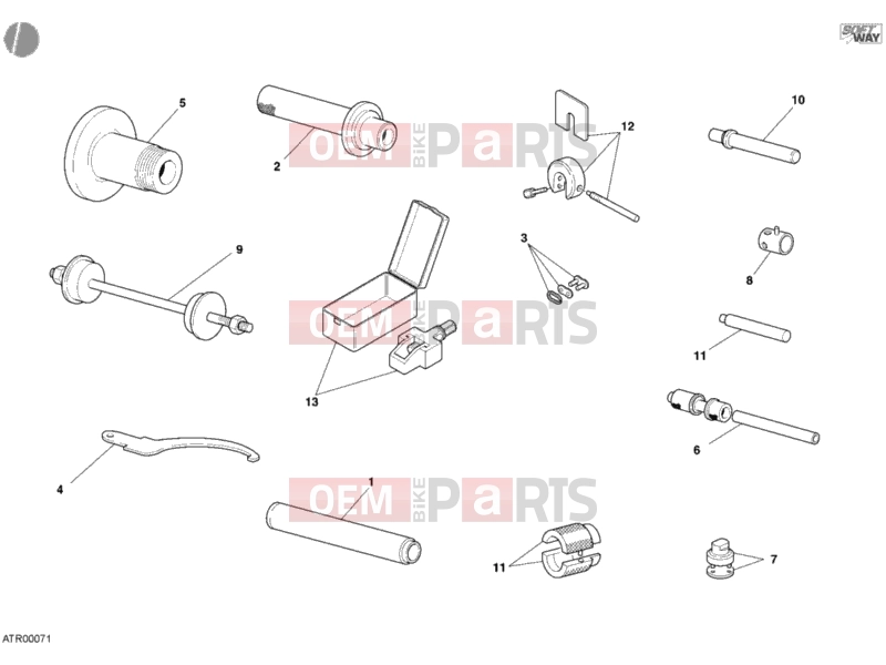 DUCATI 2003 Multistrada 1000 WORKSHOP SERVICE TOOLS, FRAME » FRAME