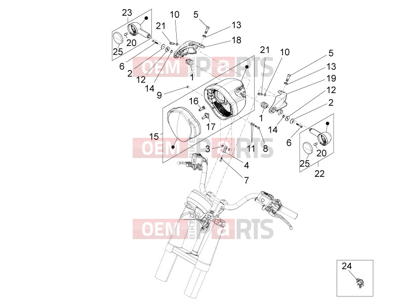 Lights - Instruments » Front lights - Motoguzzi Eldorado 1400 ABS 2020