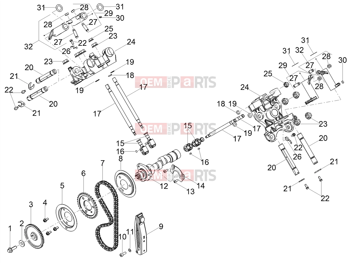 MOTOGUZZI V85 TT Engine » Timing system