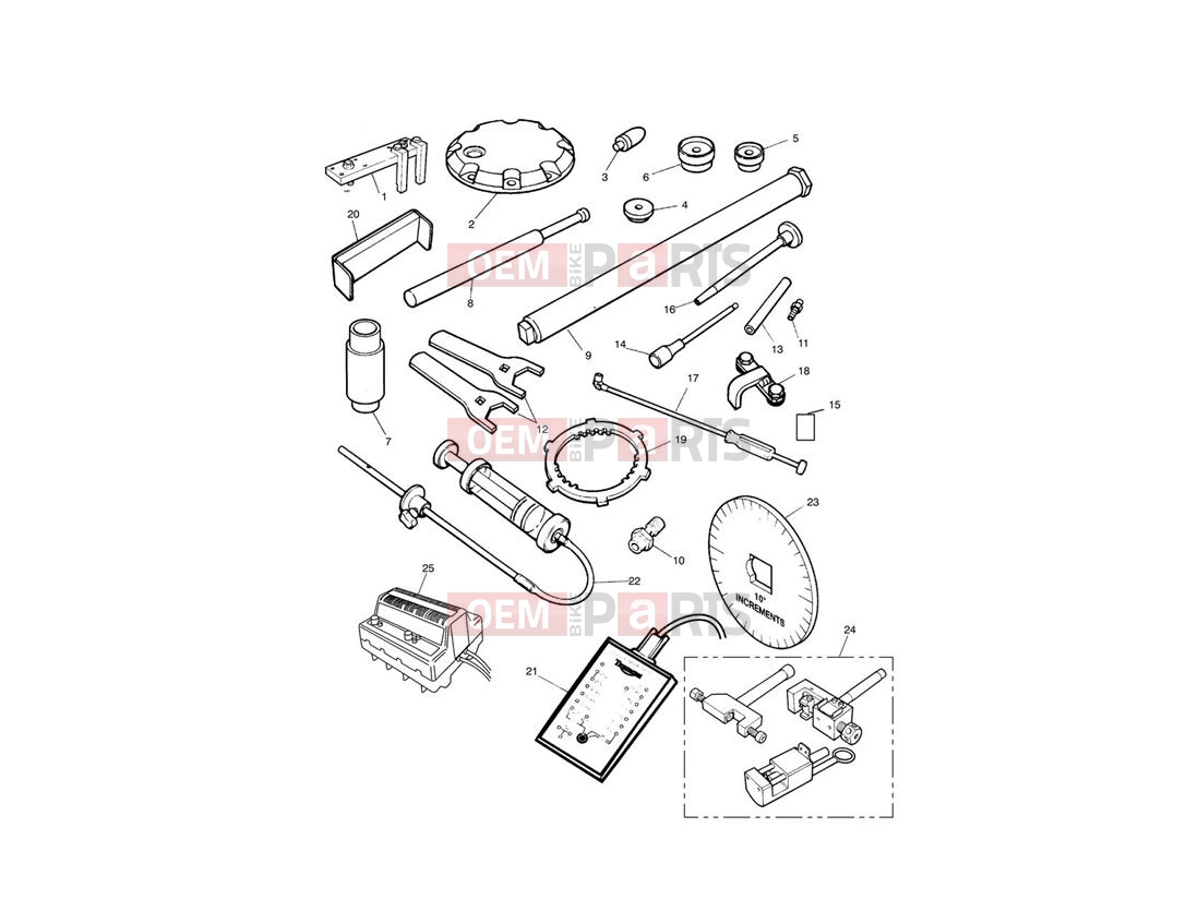 Triumph 1992 TRIDENT Service Tools