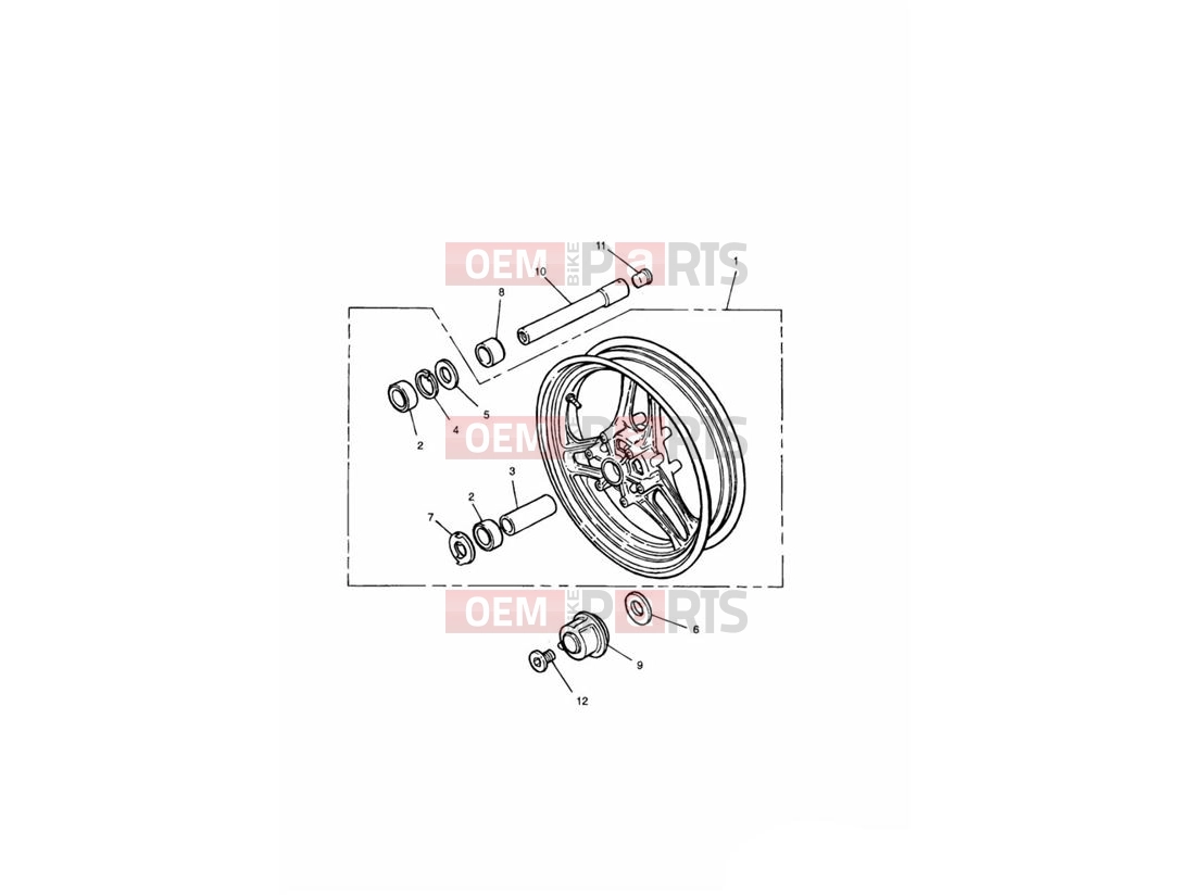 Triumph 1996 TRIDENT Front Wheel