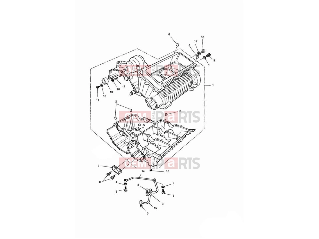 Triumph 1998 TRIDENT Crankcase