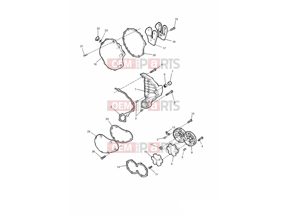 Triumph 2000 THUNDERBIRD SPORT Engine Covers