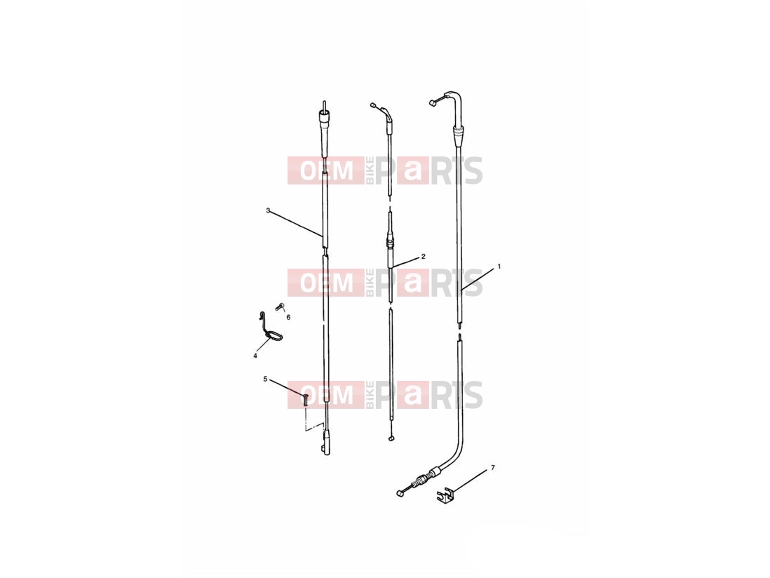 Triumph 2000 THUNDERBIRD SPORT Control Cables