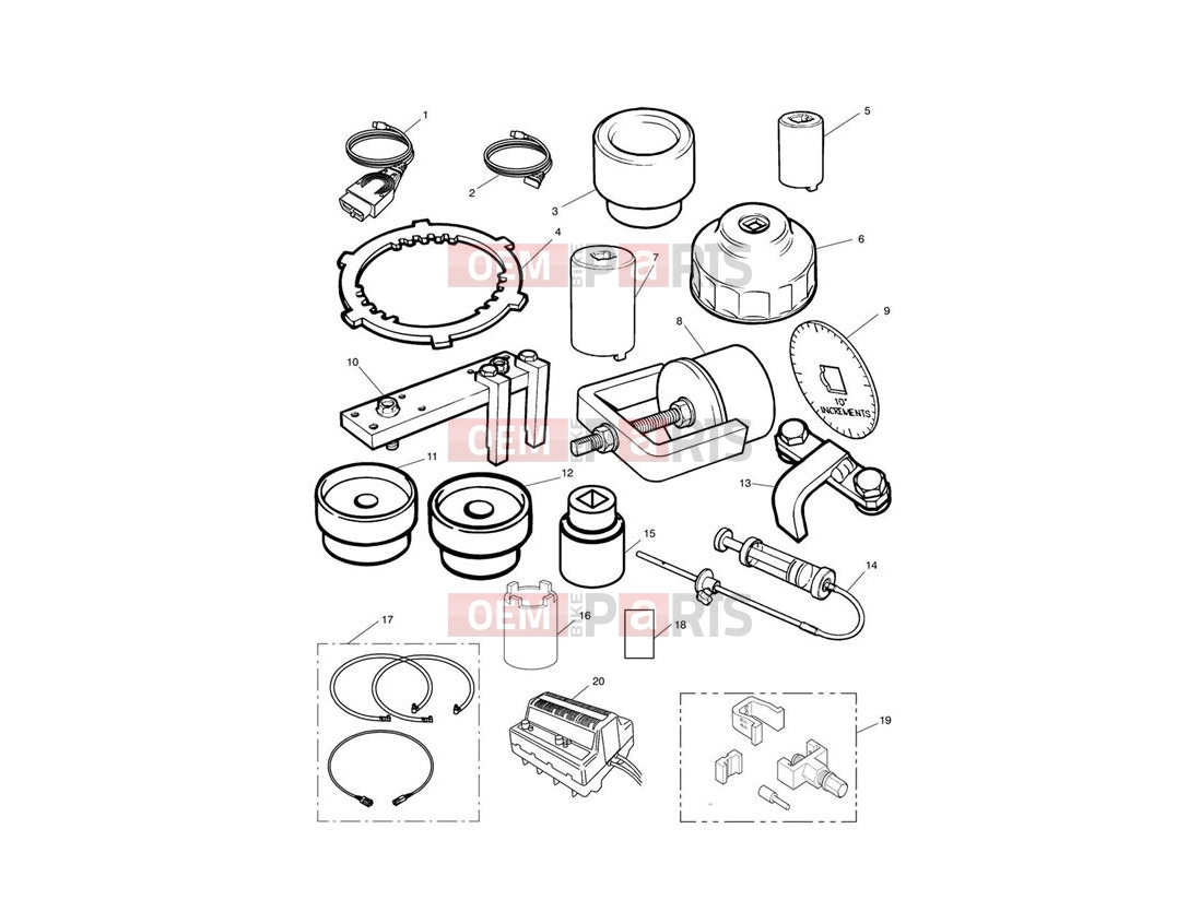 Triumph 2000 SPRINT ST > 139276 Service Tools