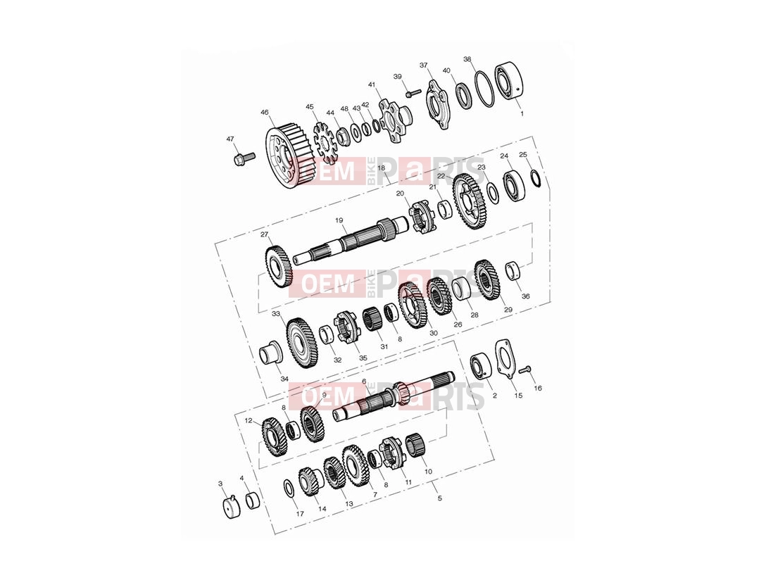 Triumph 2014 THUNDERBIRD COMMANDER Transmission