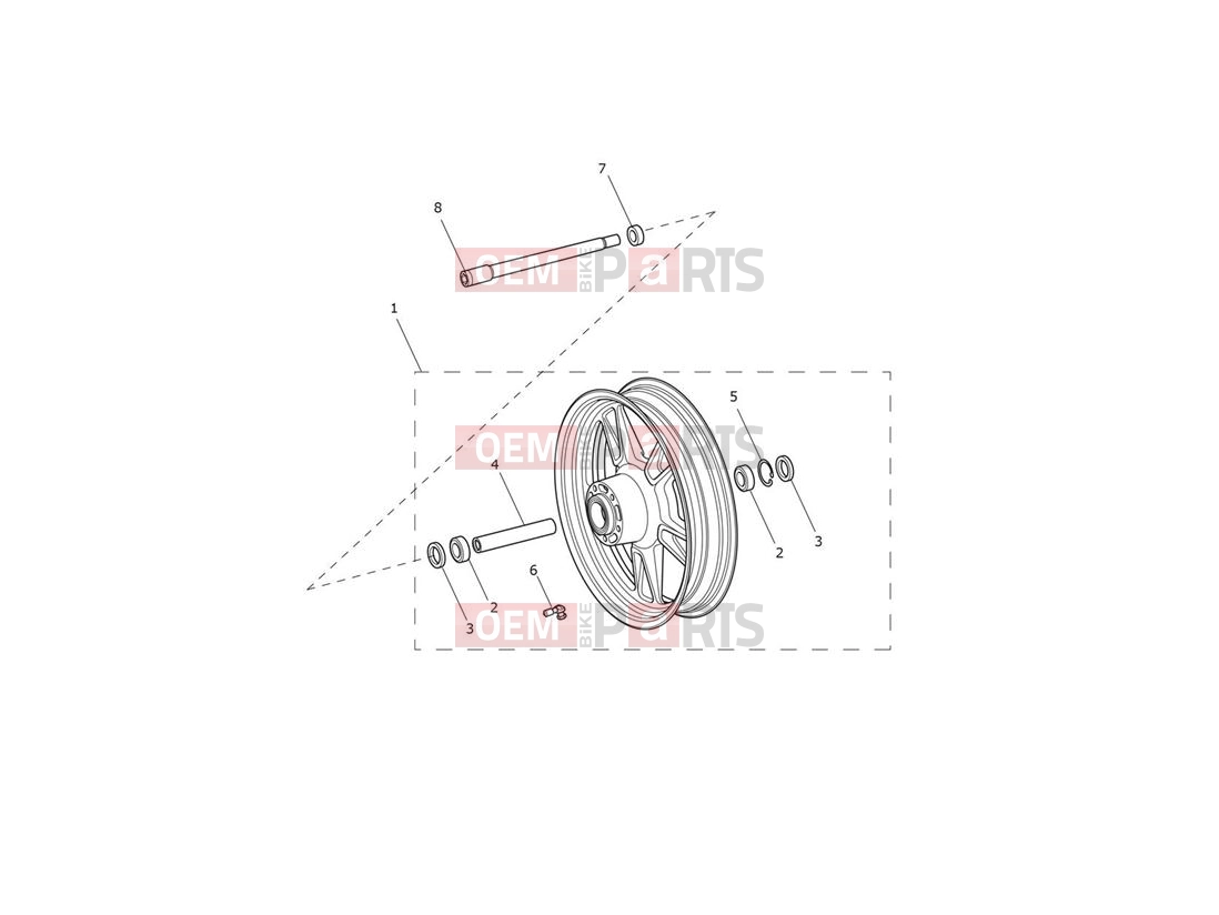 Triumph 2015 THUNDERBIRD COMMANDER Front Wheel