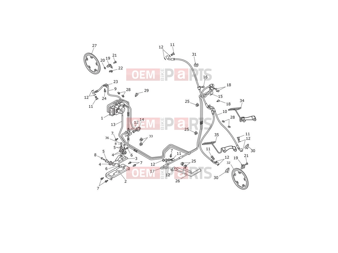 Triumph 2015 THUNDERBIRD COMMANDER ABS Components