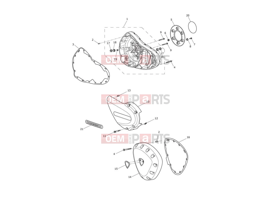Triumph 2014 THUNDERBIRD LT Engine Covers