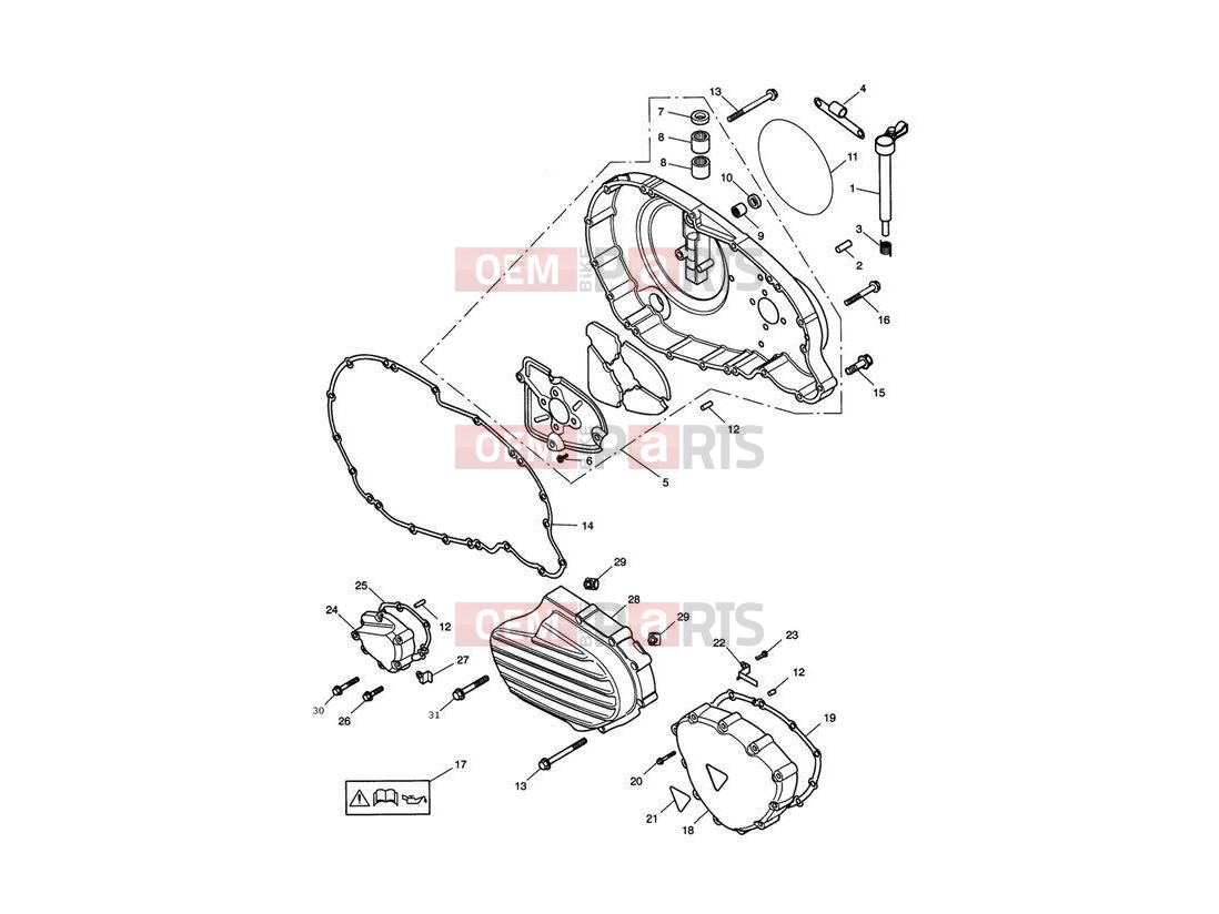 Triumph 2008 SPEEDMASTER EFI Engine Covers