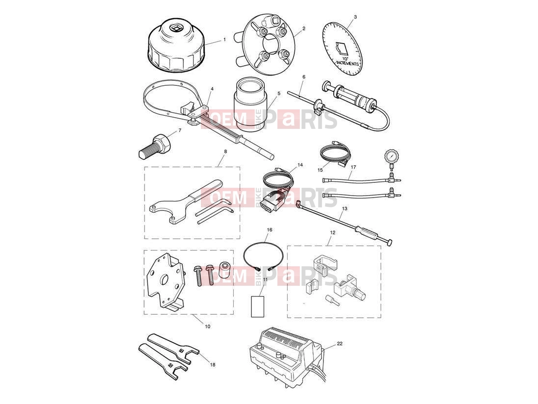 Triumph 2009 SPEEDMASTER EFI Service Tools