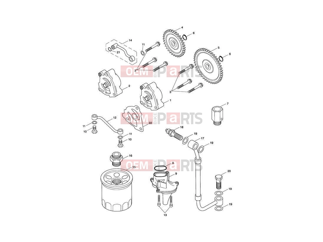 Triumph 2010 SPEEDMASTER EFI Lubrication system