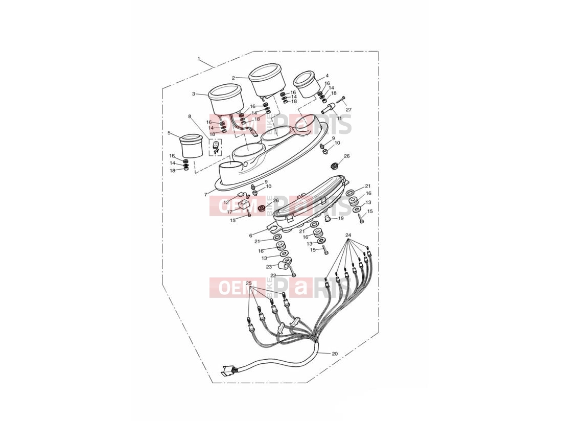 Triumph 2003 TROPHY 29156 > Instruments