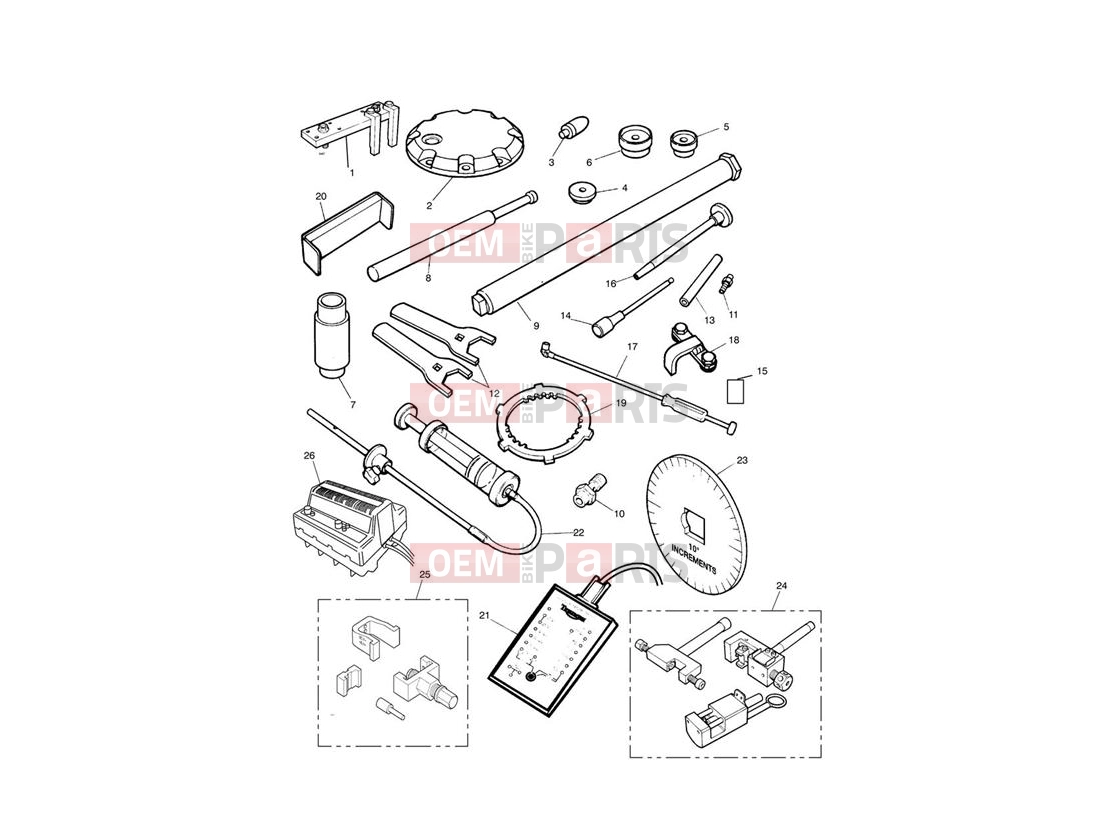 Triumph 1995 TROPHY > 29155 Service Tools