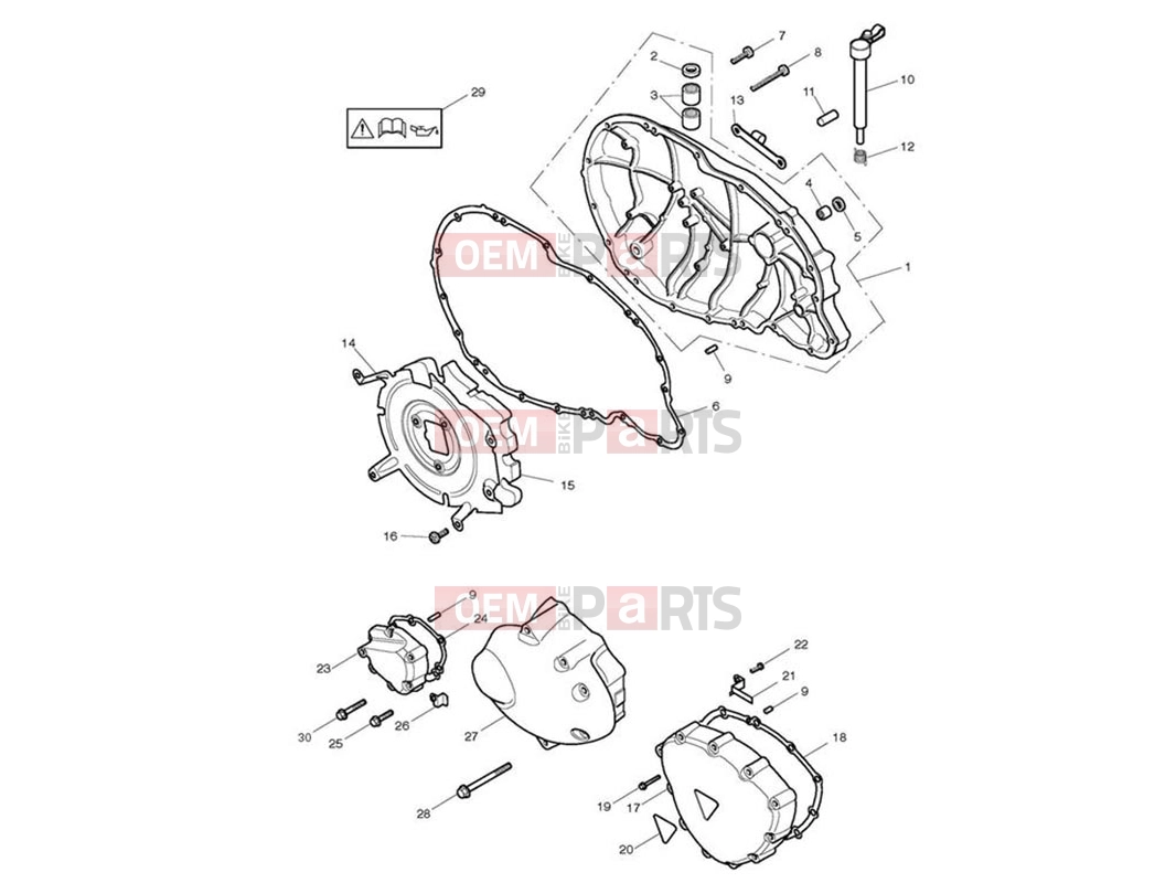 Triumph 2014 SCRAMBLER EFI Engine Covers
