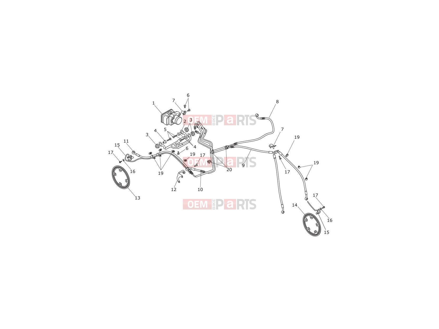 Triumph 2013 STREET TRIPLE 560477 > ABS Components