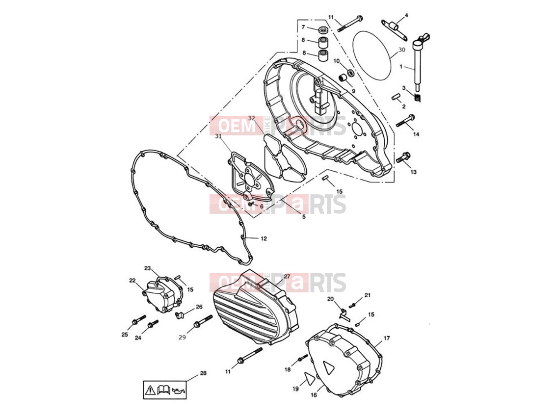 Triumph 2012 AMERICA EFI Engine Covers