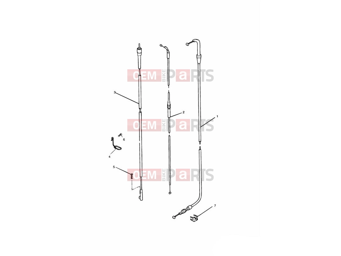Triumph 2000 LEGEND TT Control Cables