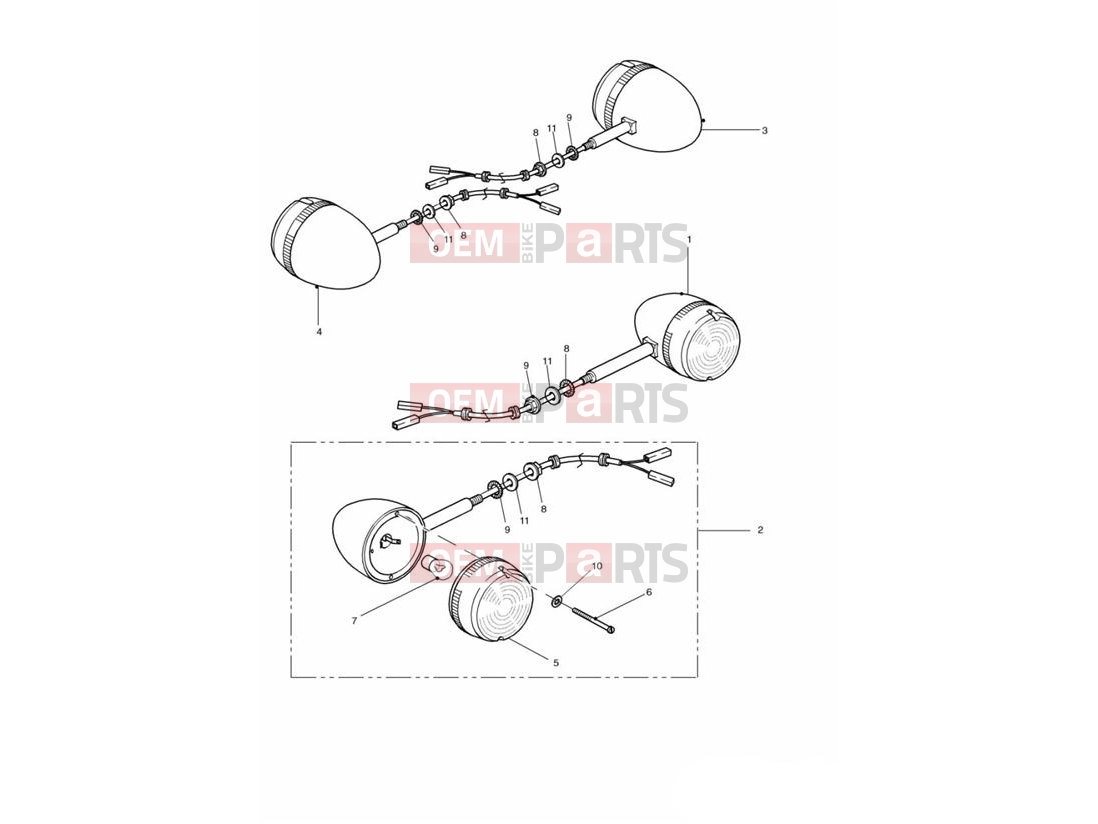 Triumph 2001 LEGEND TT Indicators