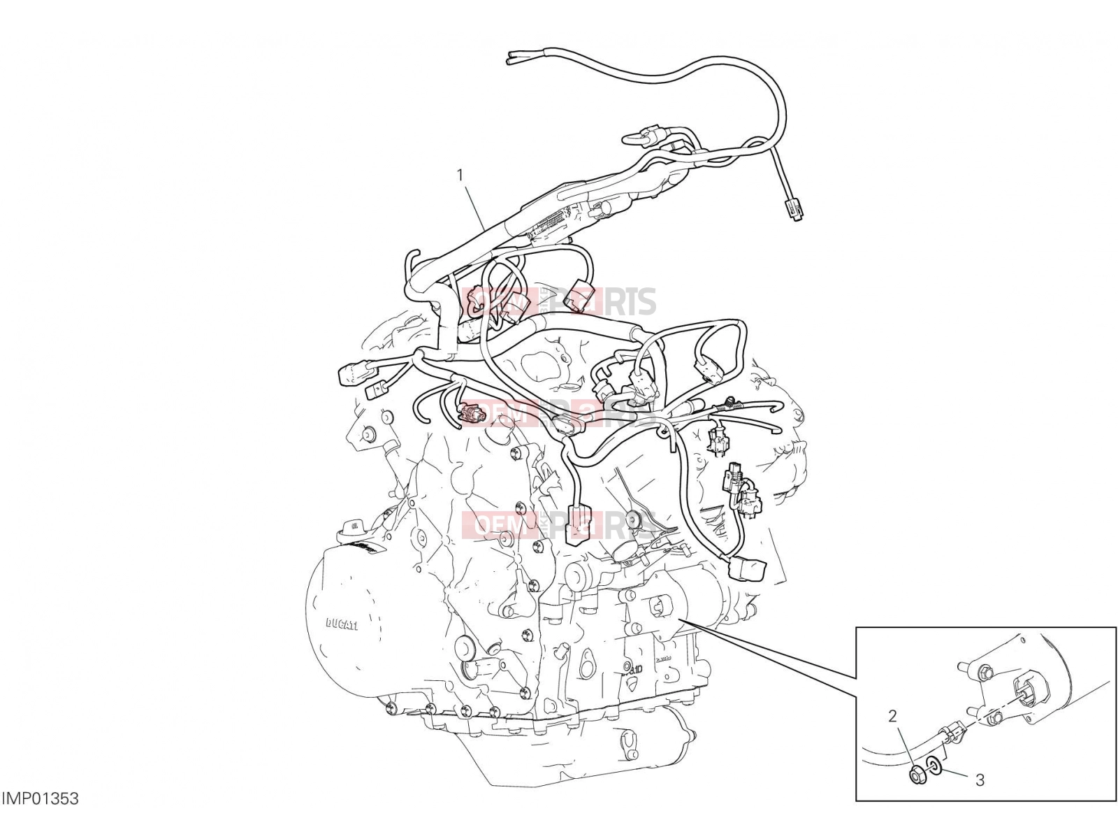 DUCATI 2022 Multistrada V4 ENGINE ELECTRIC SYSTEM