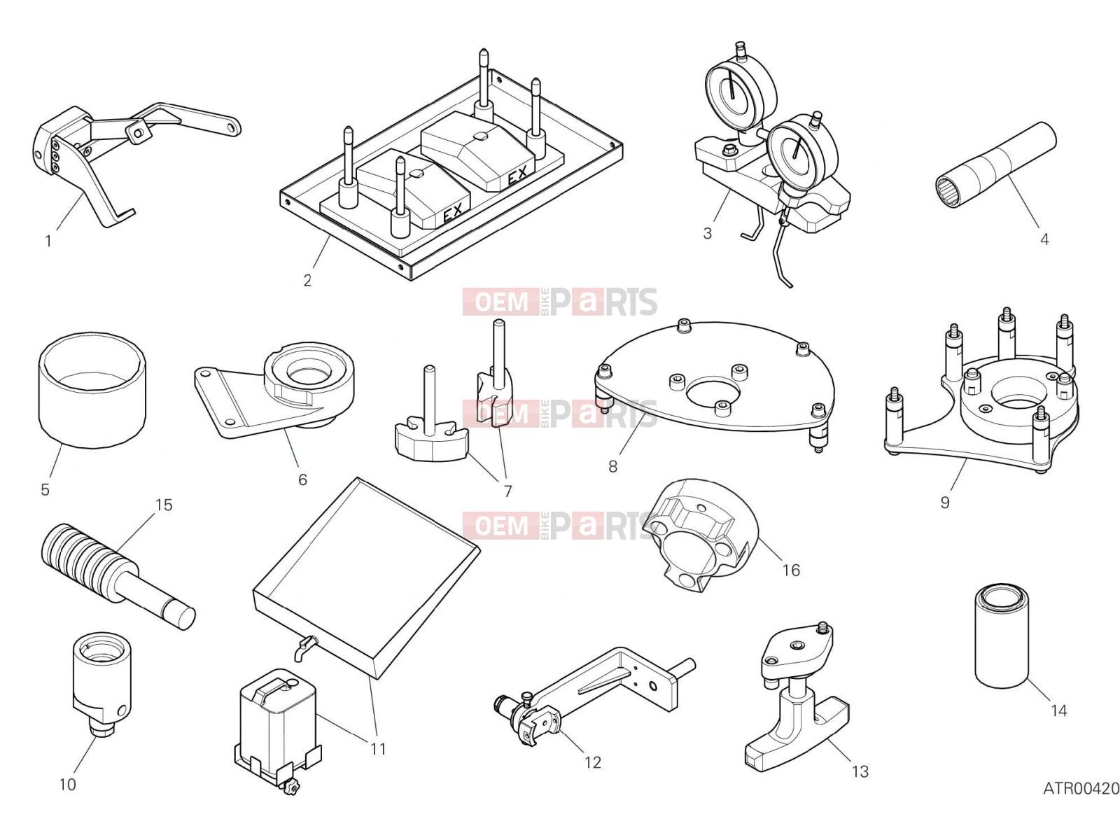 DUCATI 2023 Panigale V4 SP2 WORKSHOP SERVICE TOOLS (ENGINE)