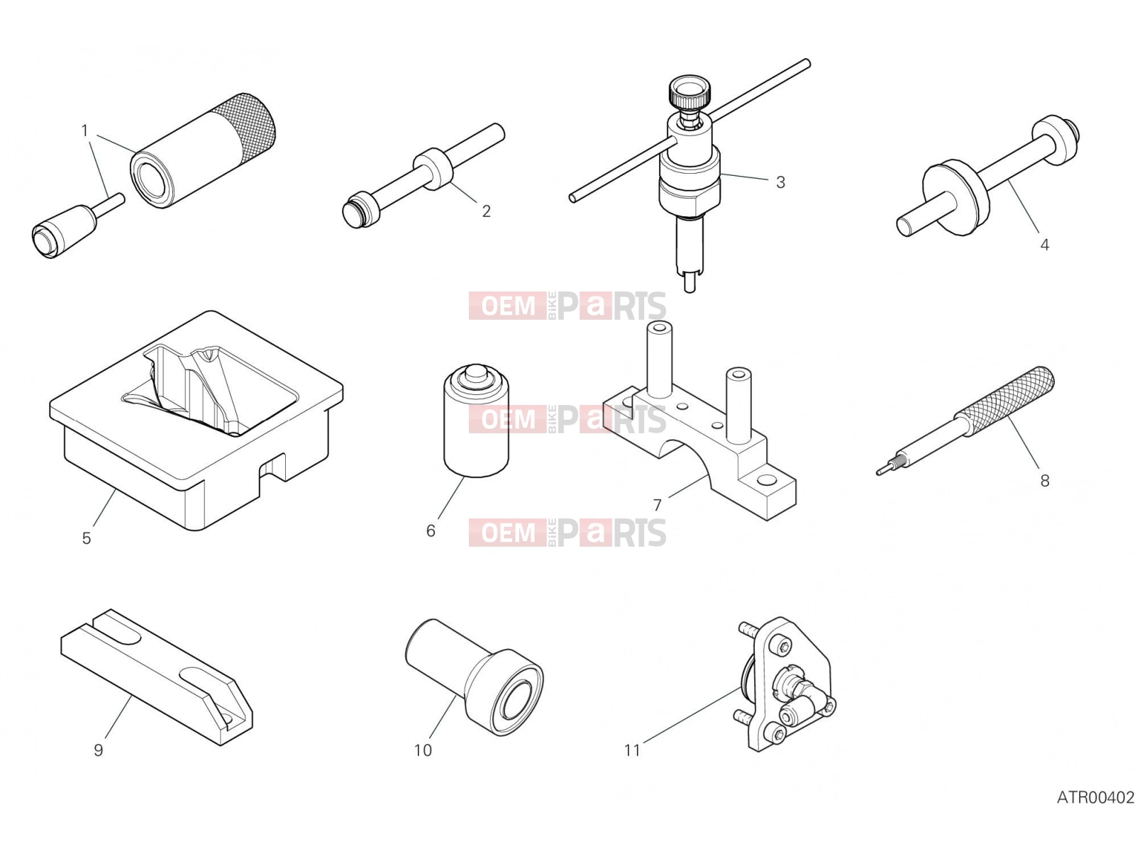 DUCATI 2023 Panigale V4 WORKSHOP SERVICE TOOLS (ENGINE)