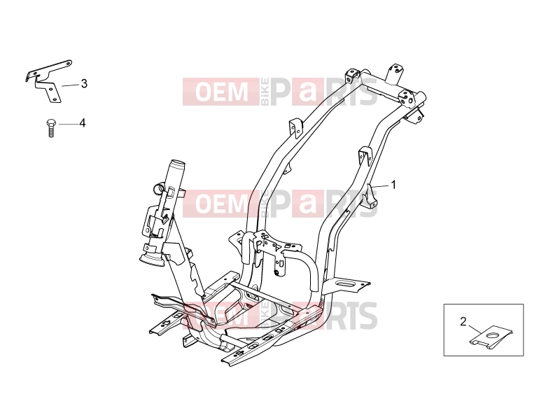 FRAME » Frame - Derbi Variant Sport 50 2017