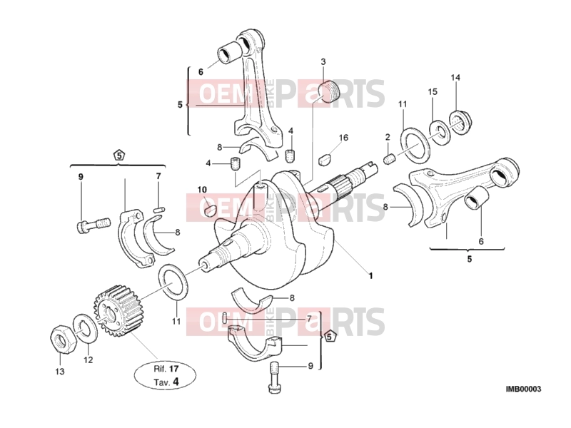 DUCATI 2002 Monster S4 CRANKSHAFT » ENGINE CASE